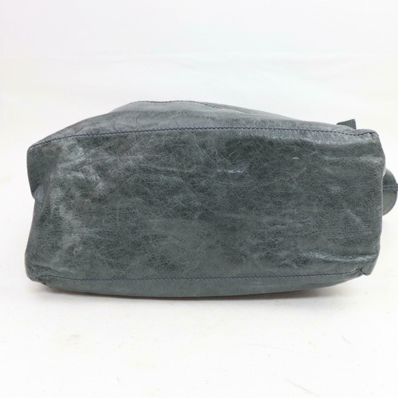 Auth Balenciaga City Motorcycle Bag in Gray #910O10 - Picture 4 of 7